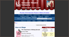 Desktop Screenshot of genesiantheatre.com